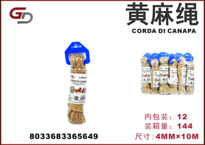 CORDA DI CANAPA 4MM*10M